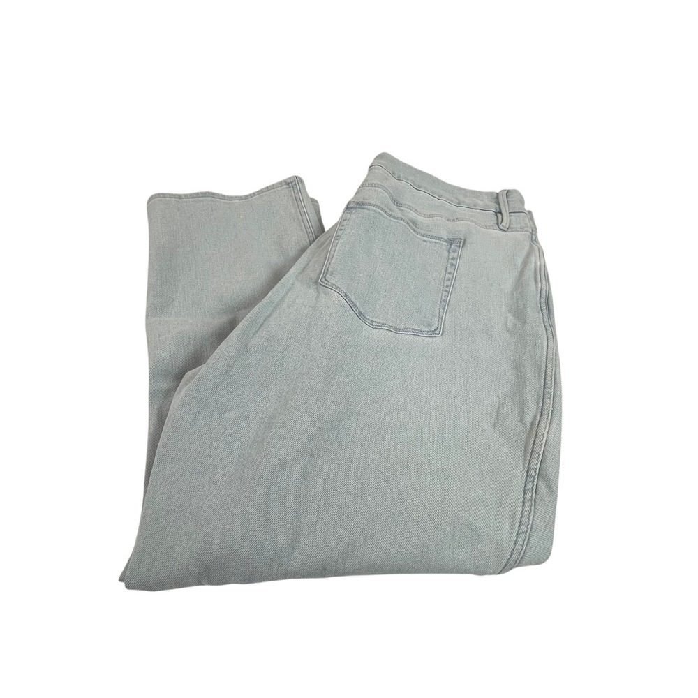 Good American Curve Jeans Womens 22‎ Plus Blue Straight Notched